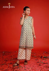 Asim Jofa Kids Pret 25 Ajkp-01 Stitched Printed Cambric 2 Pcs