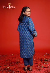 Asim Jofa Kids Pret 25 Ajkp-07 Stitched Printed Cambric 2 Pcs