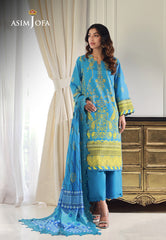Asim Jofa Prints Vol 6 Ajun-16 Printed Lawn 3 Pcs