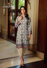 Asim Jofa Silk Symphony Ajss-06 Printed Raw Silk 1Pc