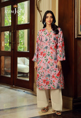 Asim Jofa Silk Symphony Ajss-04 Printed Raw Silk 1Pc