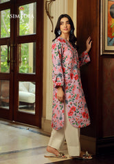 Asim Jofa Silk Symphony Ajss-04 Printed Raw Silk 1Pc