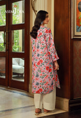 Asim Jofa Silk Symphony Ajss-04 Printed Raw Silk 1Pc