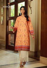 Asim Jofa Silk Symphony Ajss-07 Printed Raw Silk 1Pc