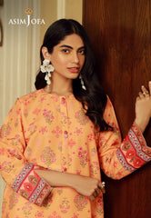 Asim Jofa Silk Symphony Ajss-07 Printed Raw Silk 1Pc