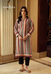 Asim Jofa Silk Symphony Ajss-05 Printed Raw Silk 1Pc