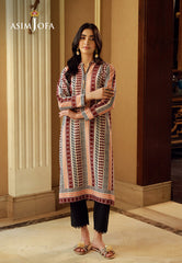 Asim Jofa Silk Symphony Ajss-05 Printed Raw Silk 1Pc