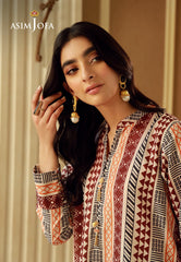 Asim Jofa Silk Symphony Ajss-05 Printed Raw Silk 1Pc