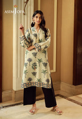 Asim Jofa Silk Symphony Ajss-01 Printed Raw Silk 1Pc