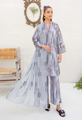 Ziva By Humdum Stitched 3 Piece Printed Lawn Collection'2025-D02