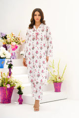 Dhaga Stitched 2 Piece Lawn Suit-Matching separate 0026