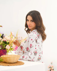 Dhaga Stitched 2 Piece Lawn Suit-Matching separate 0026