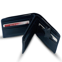 Bag X Leather Wallet With Handing Slot Blue