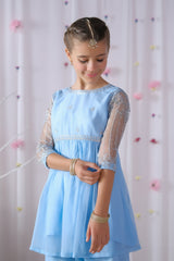 Sprinkles Stitched 2 Piece Formals Luxury Festive Kids Collection'2025-Haya 2pcs - Embroidered