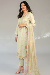 Casca By Tawakkal Unstitched 3 Piece Emb Lawn Suit-D-2914