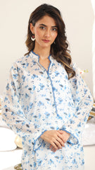 Summer Vibes Basics By Najia Zia Stitched 2 Piece Printed Lawn Collection-PANSY