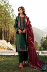 Coco by Zara Shahjahan Unstitched 3 Piece Winter Suit-ZW22-2A