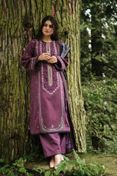 Coco by Zara Shahjahan Unstitched 3 Piece Winter Suit-ZW22-2B