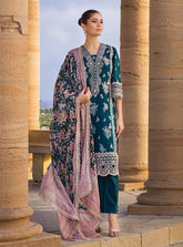 Zainab Chottani Unstitched 3 Piece Eid Luxury Lawn Collection'2023-ZC-02-B