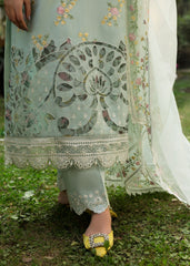 Floral Forest By Sardinia Unstitched 3 Piece Lawn Collection-Sky Petal