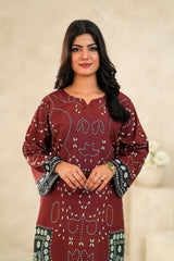 TBC Stitched 2 Piece Printed Summer Suit