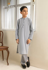 Ethnic Rtw By Asim Jofa Kids Stitched 2 Piece Suit-Ajbkt-07
