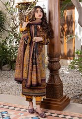 Asim Jofa Rania Pre-Winter '23 Ajrw-18 Designers Stitched Embroidered Slub 3 Pcs