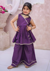 Titli By Modest Stitched 3 Piece Embroidered Maysuri Sharara