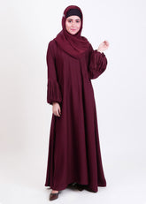 Abaya.Pk Arfaana'h Maroon Abaya
