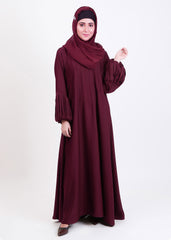 Abaya.Pk Arfaana'h Maroon Abaya