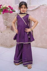 Titli By Modest Stitched 3 Piece Embroidered Maysuri Sharara