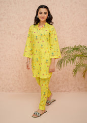 Summer Prints By Modest Kids Lawn Collection'2025-Yellow Lily