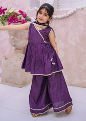 Titli By Modest Stitched 3 Piece Embroidered Maysuri Sharara