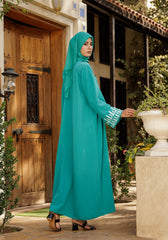 Hijabi.Pk Sea Breeze Finesse Abaya - Signature