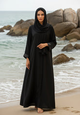 Hijabi.Pk Black Jade Abaya