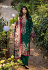 Asim Jofa Winter Collection Ajuw-40 Printed Khaddar 3 Pcs