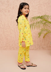 Summer Prints By Modest Kids Lawn Suit-Mango Mist