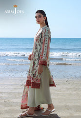 Asim Jofa Essential Pret Drop 8 Ajpb-167 Printed Arabic Lawn 3Pcs