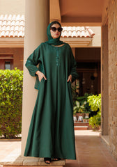 Abaya.Pk Moonlight Green Abaya