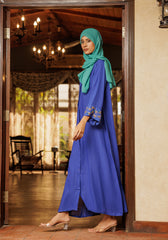 Hijabi.Pk Sapphire Horizon Abaya - Skyline