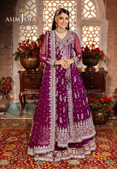 Asim Jofa Jaan-e-Jahan Ajjj-01 Embroidered Chiffon 3 Pcs