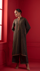 Signature By Najia Zia Stitched 2 Piece Winter Collection'2025-Olive