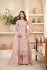 Anaya Noor By Zebtan Unstitched 3 Piece Luxury Formals Suit-AN-03