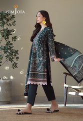 Asim Jofa Essential Pret Drop 8 Ajpb-169 Printed Arabic Lawn 3Pcs