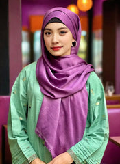 Hijab Ul Hareem Plain Shimmer Hijab