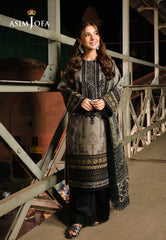 Asim Jofa Eid Signature Ajubf-51 Printed Embroidered Lawn 3 Pcs