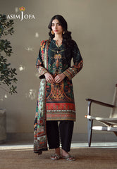 Asim Jofa Essential Pret Drop 8 Ajpb-168 Printed Arabic Lawn 3Pcs