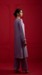 Signature By Najia Zia Stitched 2 Piece Winter Collection'2025-Lavender