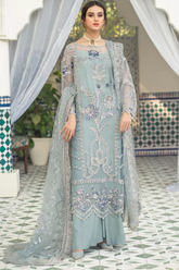 Meeral Unstitched 3 Piece Luxury Formals Pret Collection'2025-Falak - Meeral Luxe