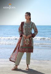 Asim Jofa Essential Pret Drop 8 Ajpb-170 Printed Arabic Lawn 3Pcs